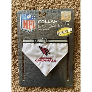 NFL Football Arizona Cardinals Collar Bandana Reflective Pet Wear Small NEW NWT